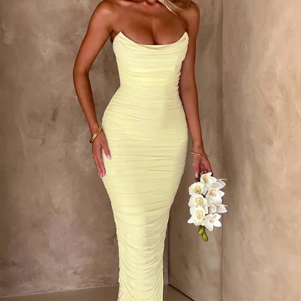 BABYBOO DEMI MAXI DRESS - LIME